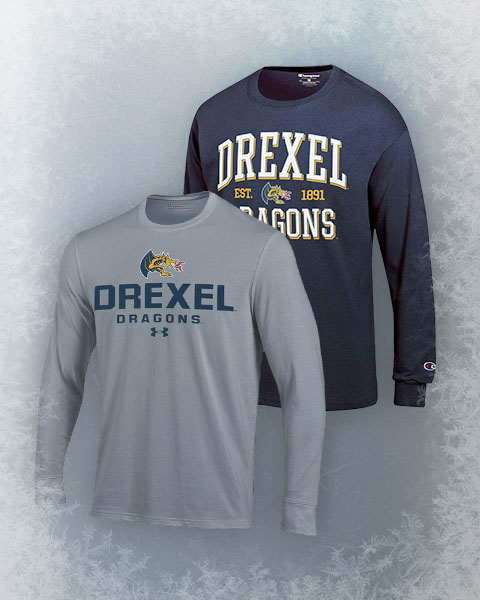 Shop Drexel Dragons Long Sleeve T-Shirts